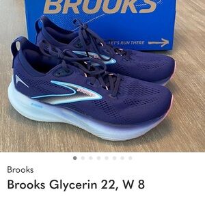 Brooks Glycerin 22 Blue Women's Running Shoes